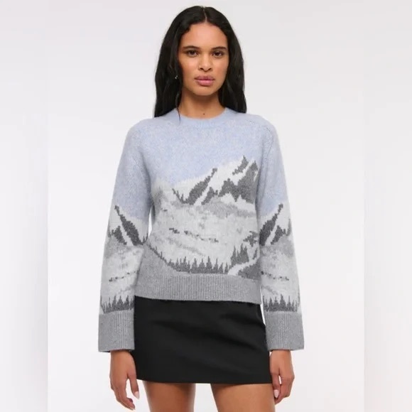 Abercrombie & Fitch Madeline Crew Mountain Sweater - Picture 2 of 7